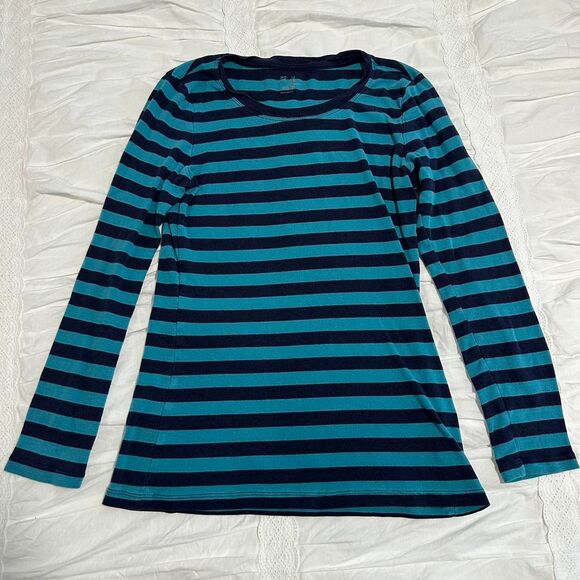 Y2K GAP Striped Long Sleeve | Indie Sleaze, Tumblr Grunge, Fall Basic Layer sm - Picture 2 of 4